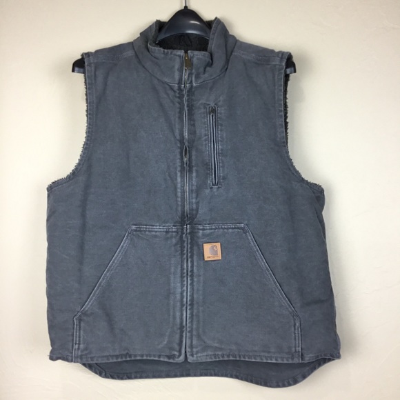 Carhartt Other - Carhartt Vest Grey with Zipper Front Size Large